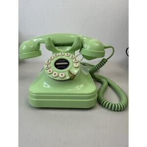 Parts Only Pottery Barn Grand Phone Rotary-Style Dial Desktop Mint Push Button